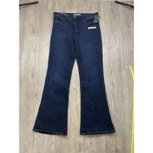 NWT Joes Jeans High Rise Flare Stretch Denim Jeans Dark Wash Womens‎ Size 32